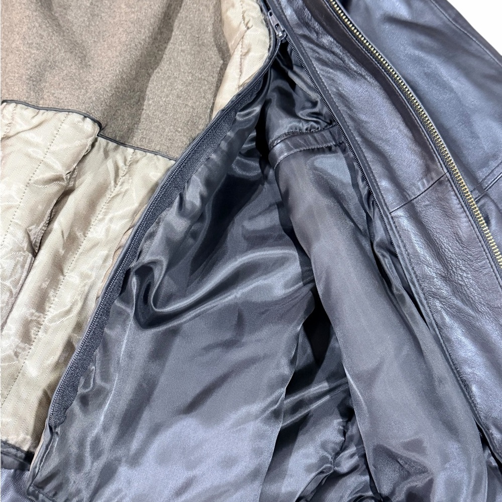🔥 VTG Wilson Leather Men's Flight Bomber Thinsulate Insulation Jacket SZ L New - Picture 12 of 13